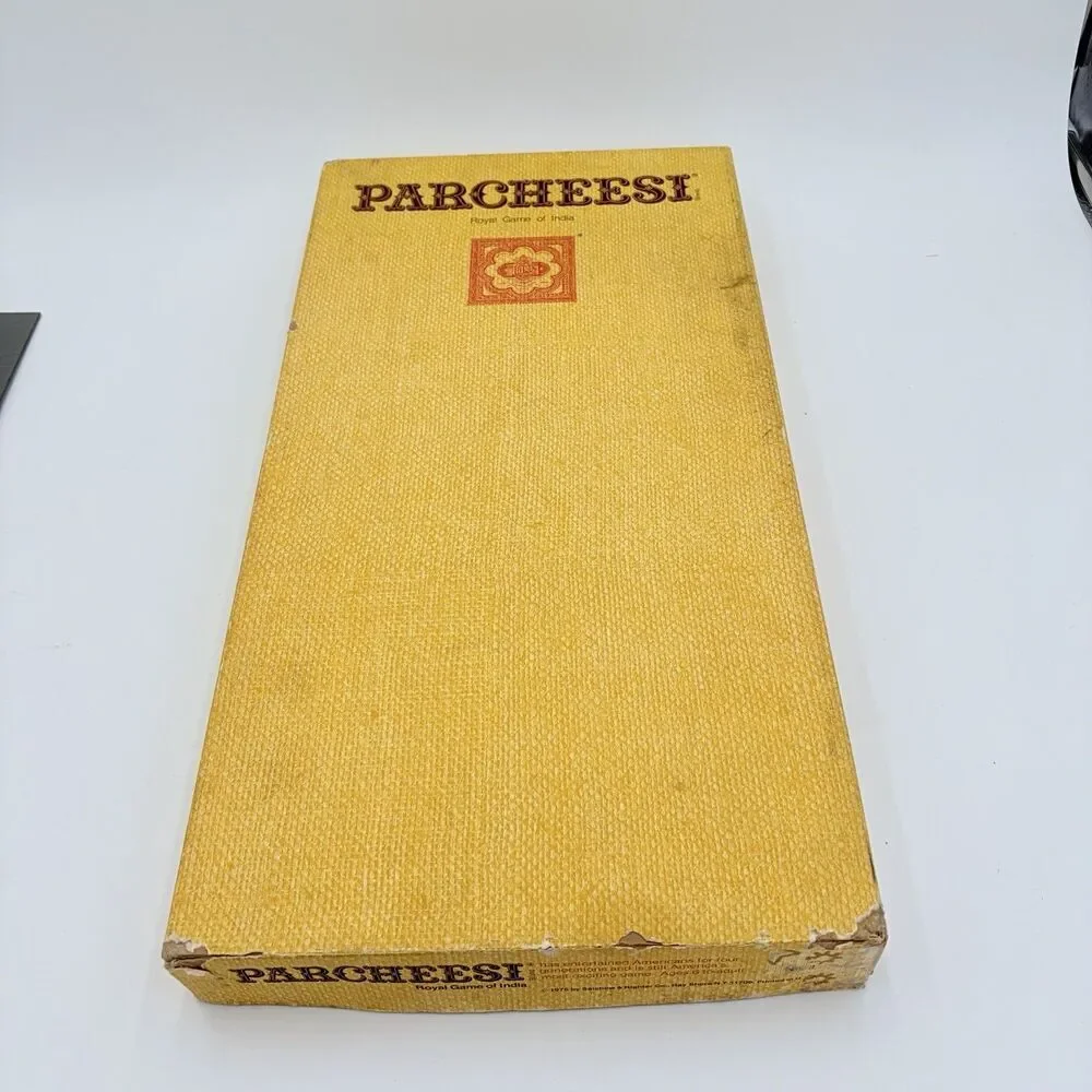 Vintage 1975 Selchow & Righter Parcheesi Board Game Vintage Complete